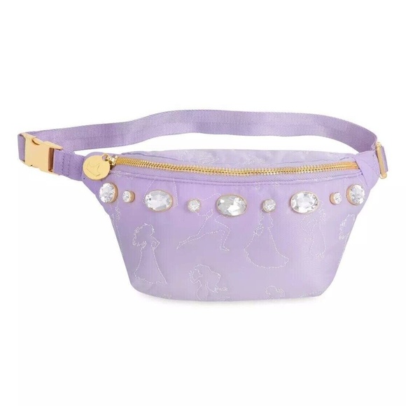 Stoney Clover Disney Lavender Purple Crystal Princess Backpack & Fanny Pack Set - Picture 6 of 9